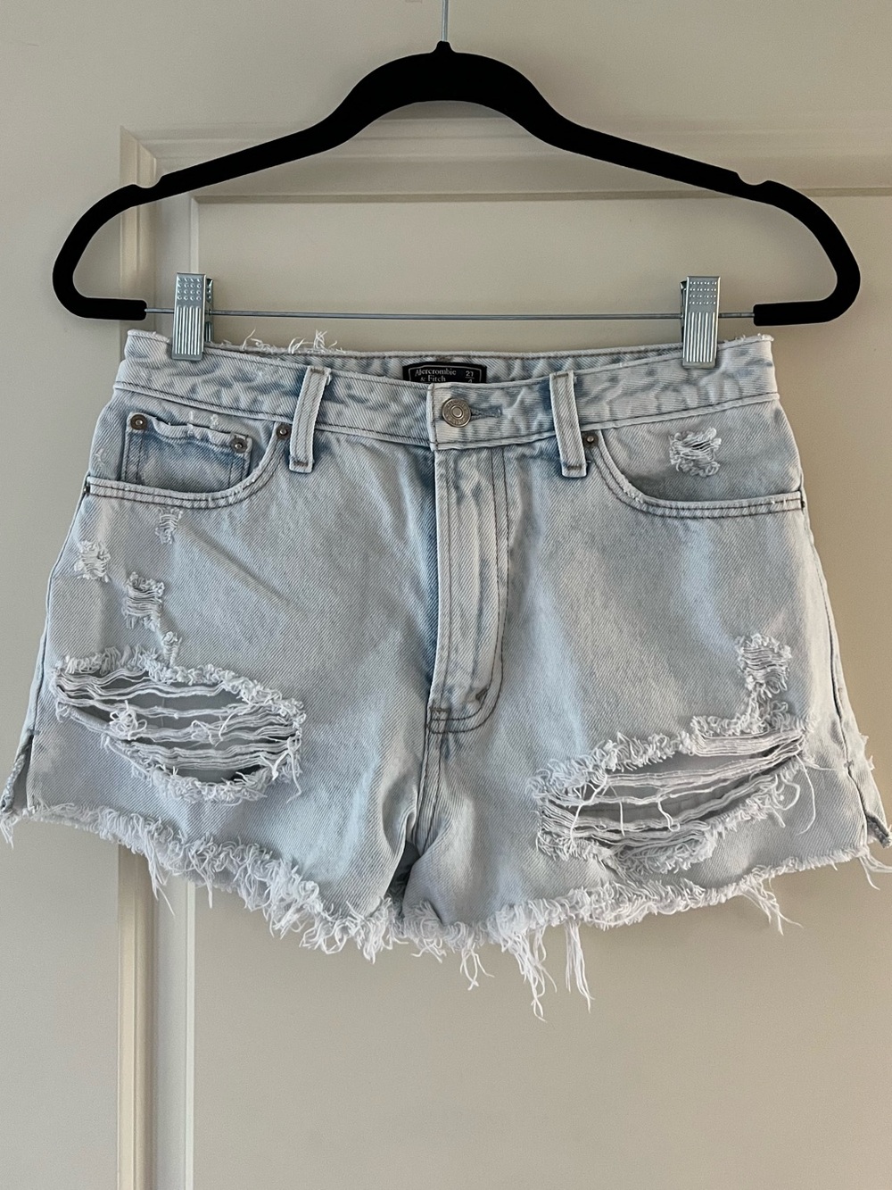 Light Wash Denim Shorts
